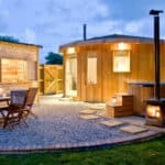 Glamping in Cornwall with Hot Tub at East Thorne