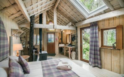 Treehowf at Craighead in Perthshire Scotland luxury interior