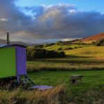 Shepherds Hut with views at Glenshee Glamping Blairgowie