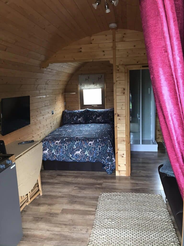 Glamping The Peak District with Hot Tub at Kiss Wood Glamping