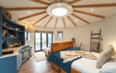 Roundhouse at East Thorne Retreat interior