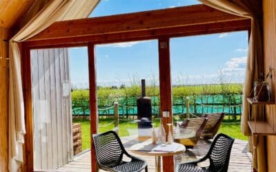 Galmping Cabin at Lee Wick Farm Essex