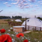 Glamping in Rutland with Hot Tub at In The Stix