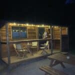 Cabin at Lower Hill Campsite Shropshire