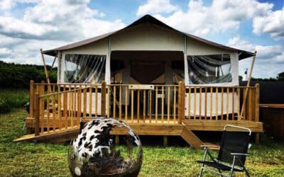 Safari Tent at Enigma Lodge Derbyshire