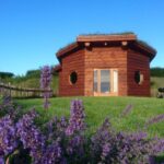 Aerona Eco Cabin at Treberfedd Farm in Wales