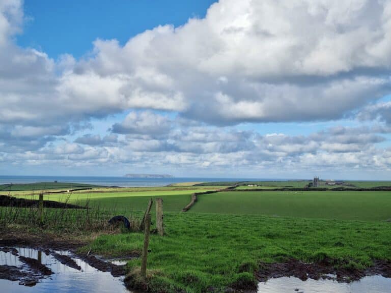 Countryside views Coastal Cabins Hartland North Devon