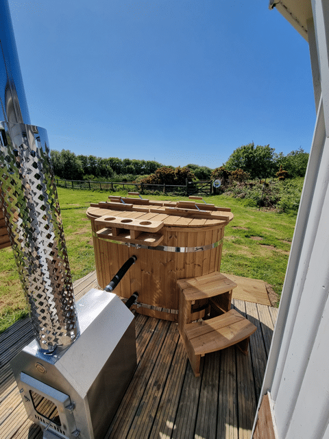 Hot Tub Coastal Cabins Hartland North Devon