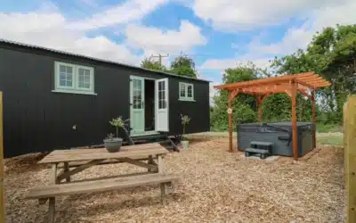 Shepherds Hut at Lodeside Glamping Cambridgeshire