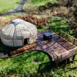 Kelburn Estate Luxury Yurts in Scotland