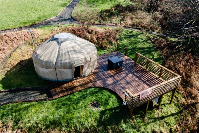 Kelburn Estate Luxury Yurts in Scotland