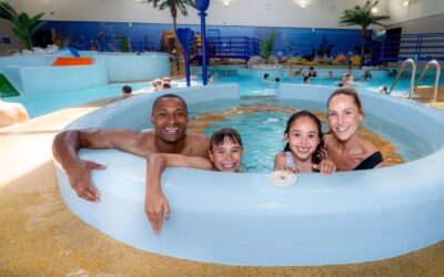 Hot tub at Ruda Holiday Park in Croyde Bay