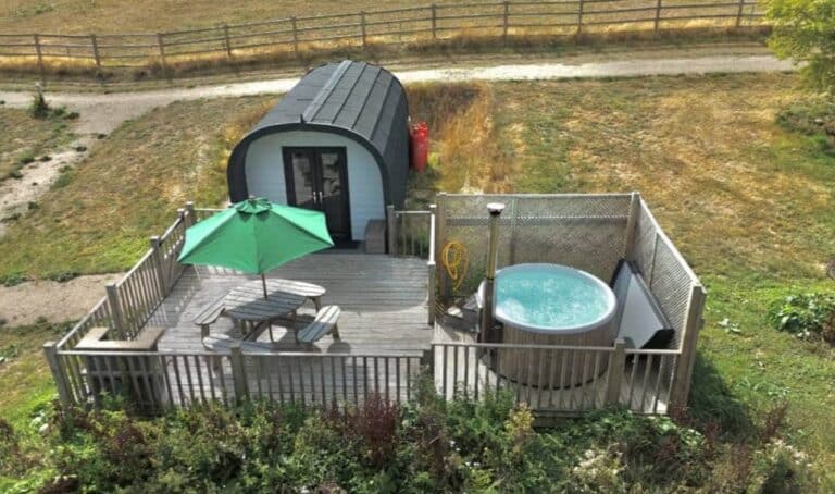 Ragdale Glamping Pod with Hot Tub