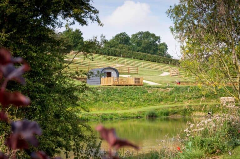 Ragdale Glamping Pod in Leicestershire countryside