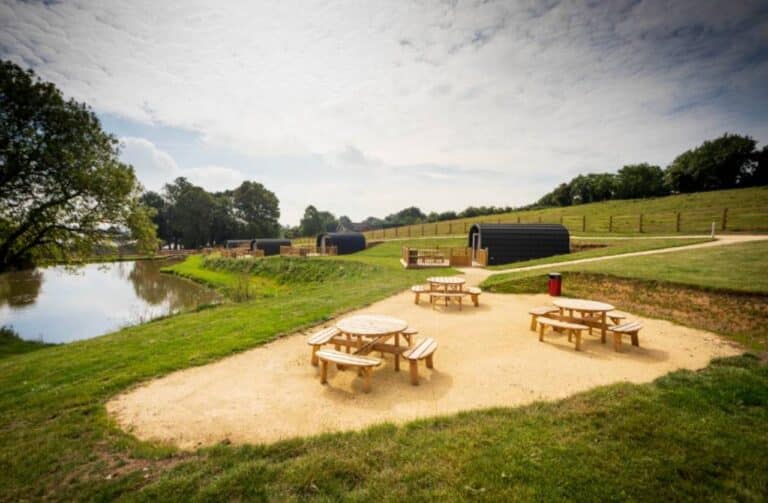 Ragdale Glamping Pods in Leicestershire countryside