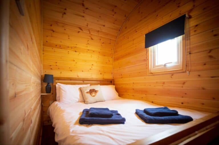 Ragdale Glamping Pod interior