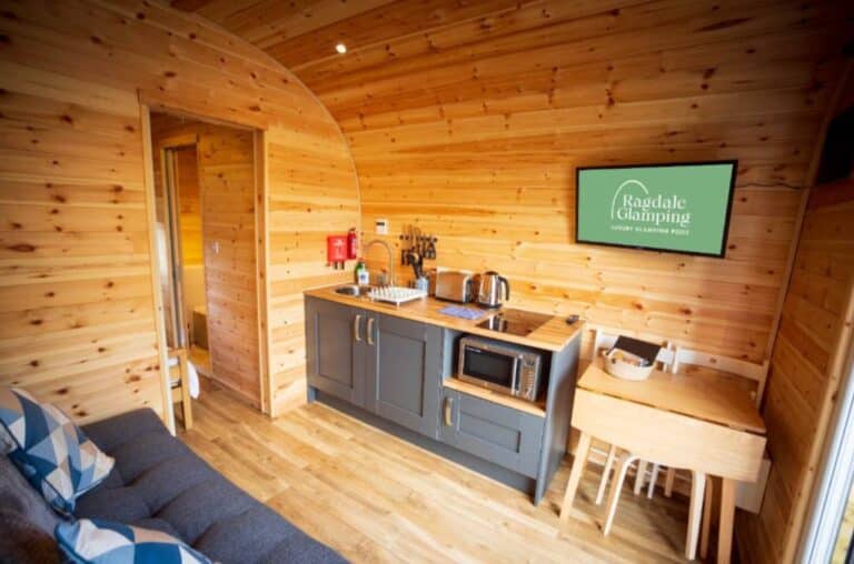 Ragdale Glamping Pod interiors