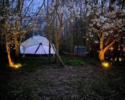 Geo Dome at Brambells Glamping Suffolk