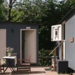 Glamping in Hampshire in a Shepherds Hut at Meon Springs