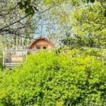 Treetop glamping pod with hot tub at Wootton Park