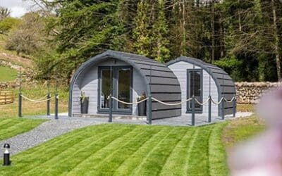 glamping pod at Nantcol Waterfalls
