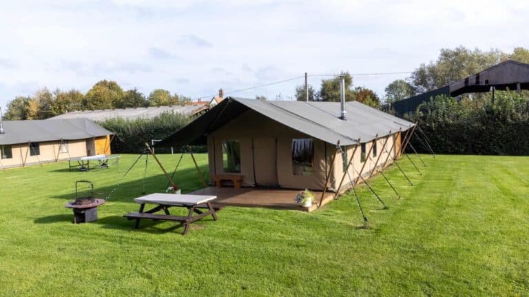 Dawn Chorus Glamping Holidays in Safari Tents near Southwold in Suffolk