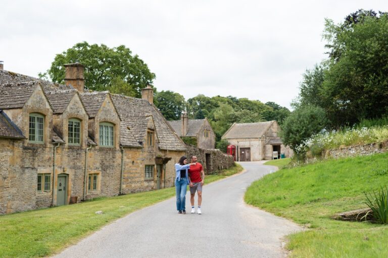 Kids running at Notgrove Holidays The Cotswolds