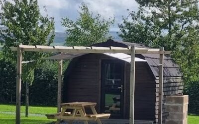 Glamping Pod at Meadow Falls in The Yorkshire Dales and Lancashire
