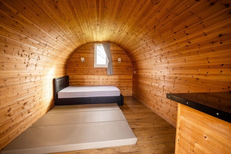 Larger Glamping pod at Meadow Falls Lancashire