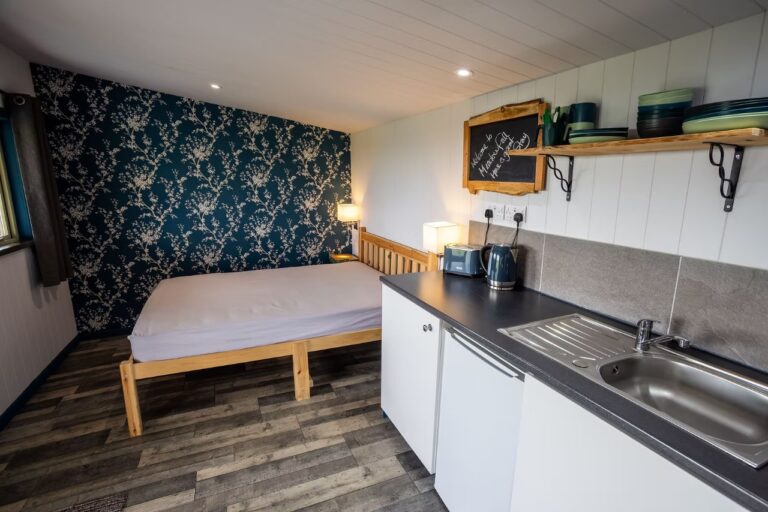 Inside cabin at Meadow Falls Lancashire