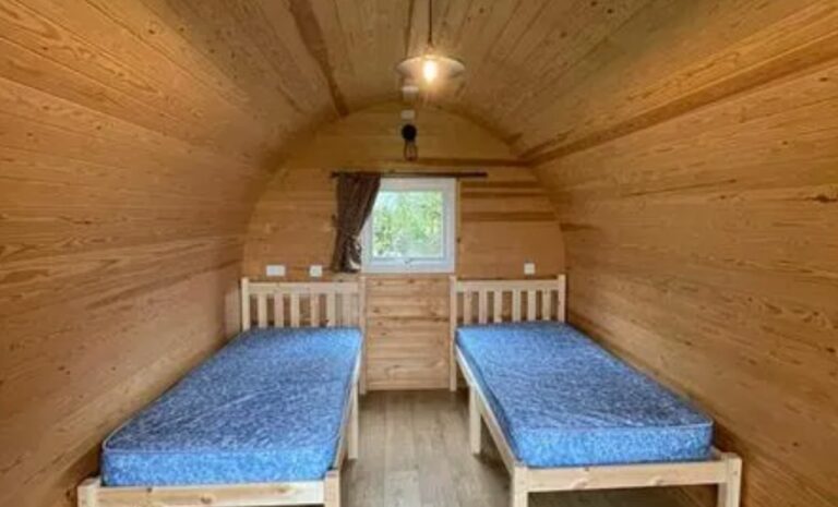 Inside a Glamping Pod at Stackstead Farm Glamping North Yorkshire