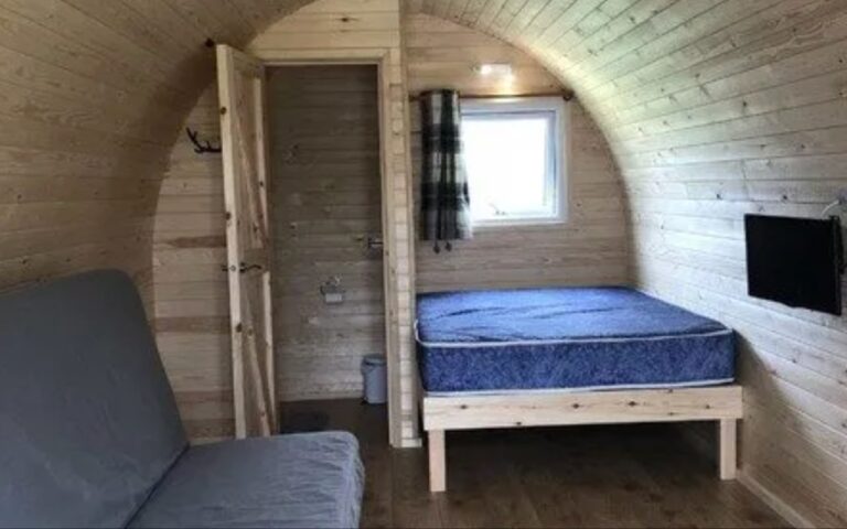 inside a larger Glamping Pod at Stackstead Farm Glamping North Yorkshire