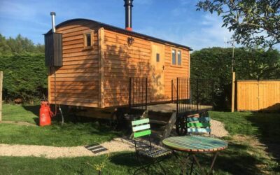 Shepherds Hut at Stackstead Farm Glamping North Yorkshire
