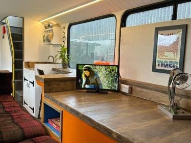 Bracken Barn's Unique Converted London Bus in South Ayrshire