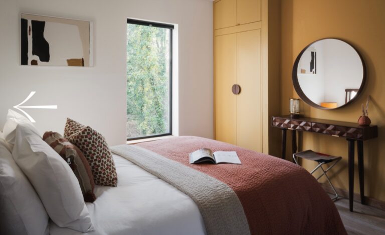 Bedroom in Treehouse at Hinton Hideaways Somerset