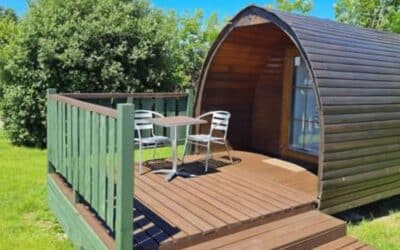 Glamping Pod at Looe Country Park Cornwall