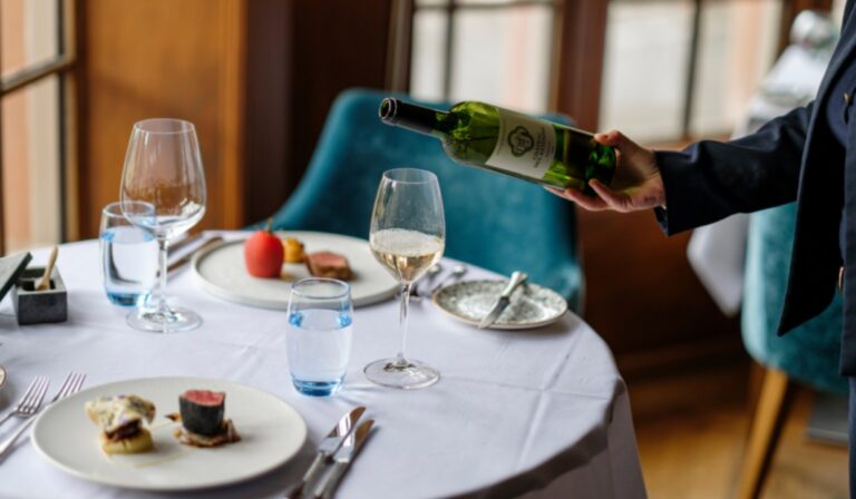 Dining at Murrayshall Estate in Perthshjire Scotland