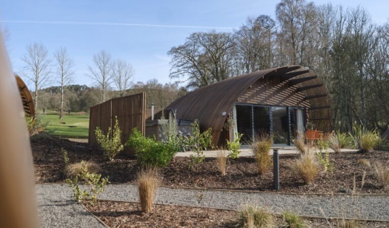 2 bed glamping pod at Murrayshall Estate Perthshire Scotland