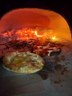 Pizza at Oaktree Lane Farm Devon