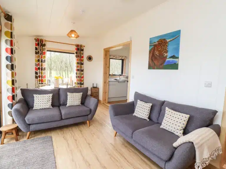living room woodland lodge